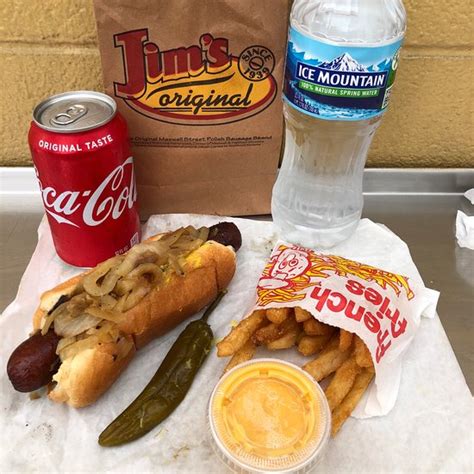 Jim's original chicago il - 1000 S Leavitt St, Chicago, IL 60612. This classic hot dog spot near UIC has been around since 1968. In addition to Italian beef, gyros, and Polish sausages, it serves the elusive turkey leg, a ...